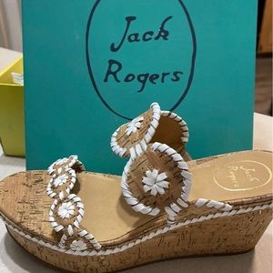 Jack Rogers wedge shoes.  Size 10. New and never worn